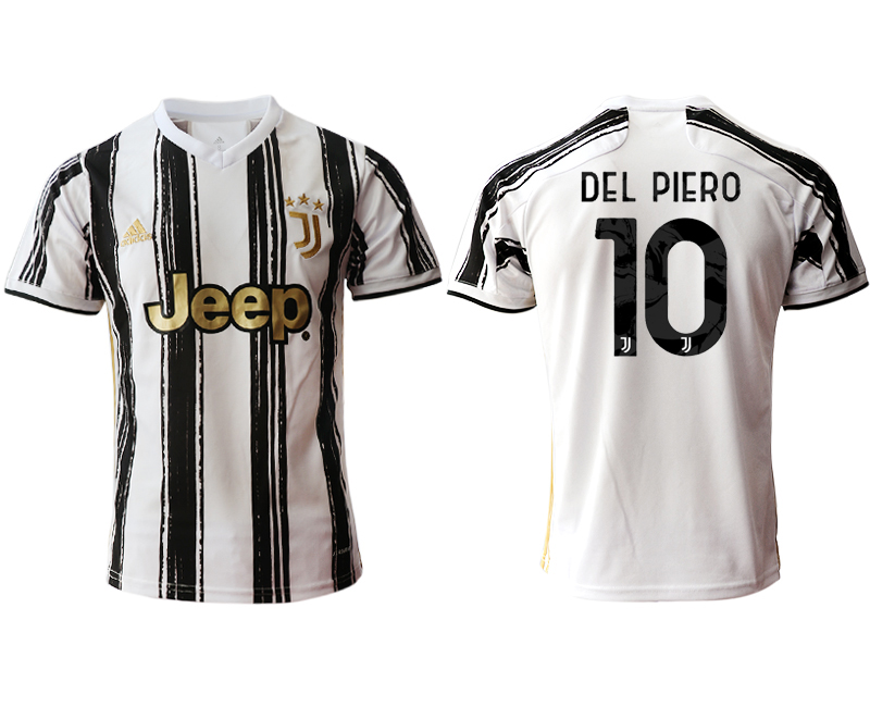 Men 2020-2021 club Juventus home aaa version #10 white Soccer Jerseys->juventus jersey->Soccer Club Jersey